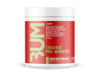 RAW CBUM Thavage Pre-Workout | 40 Servicios