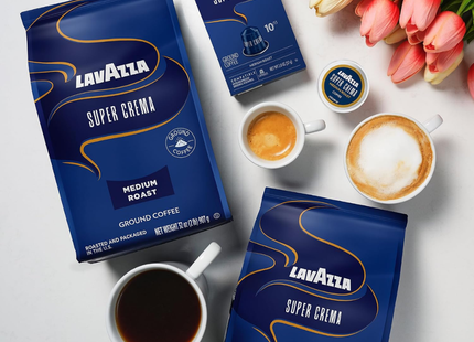Lavazza Super Crema | Grano Entero de Tostado Medio | 1kg