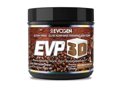 EVOGEN EVP 3D PRE WORKOUT | STIM FREE | 40 / 20 SERVS