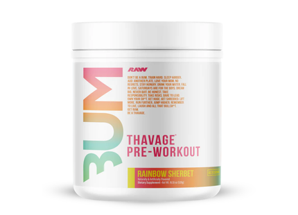 RAW CBUM Thavage Pre-Workout | 40 Servicios