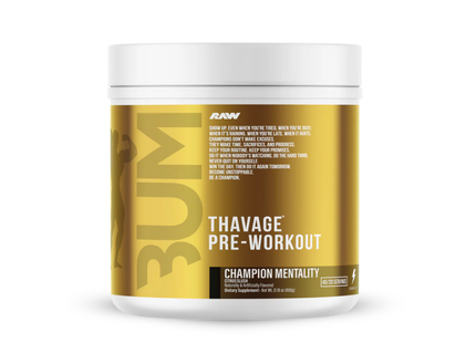 RAW CBUM Thavage Pre-Workout | 40 Servicios