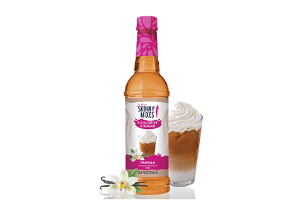 Jordan's Skinny Syrups | Jarabe endulzante para cafe y repostería sin azúcar | sabor vainilla | 750 ml