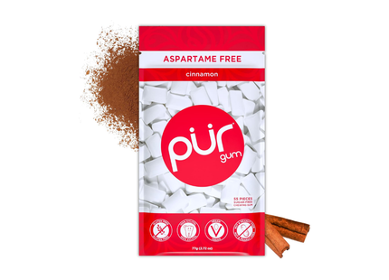 PUR GUM | Chicles Sin Azúcar, Sin Aspartame | 55 piezas