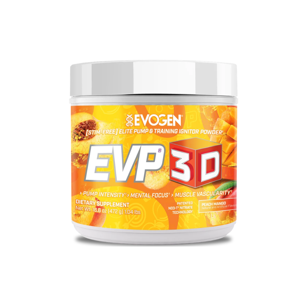 EVOGEN EVP 3D PRE WORKOUT | STIM FREE | 40 / 20 SERVS