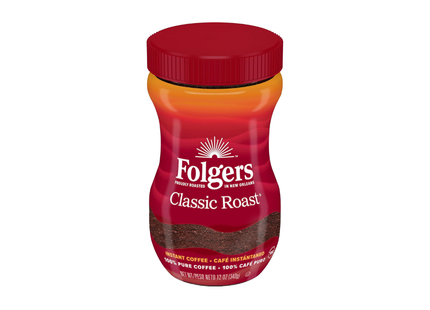 Folgers Clásicos | Café Instantáneo Tostado Clásico | 340g
