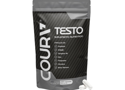 Coura Mens Testo | 200 Cápsulas