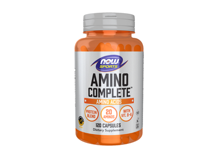 NOW SPORTS Amino Complete, Complejo de Aminoacidos | 120 veg caps