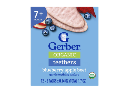 Gerber Organic Teethers | 48 gramos