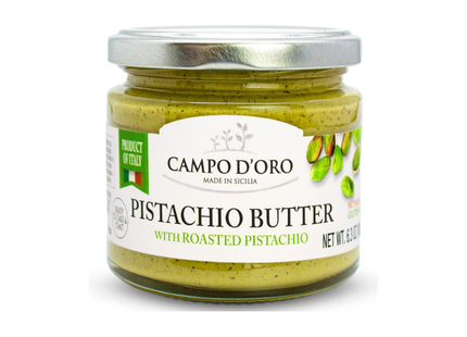 Campo D' Oro Mantequilla de Pistache | Con Pistaches Rostizados | 180 gramos