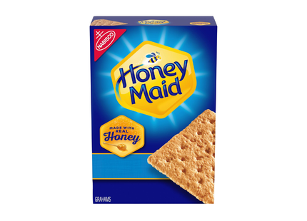 Honey Maid Graham Crackers | Galletas Sabor Miel Ideales para hacer S'mores | Hechas con Miel Real | 408 gramos