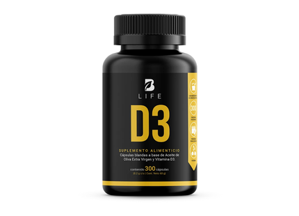 B LIFE VITAMINA D3 | 300 Cápsulas