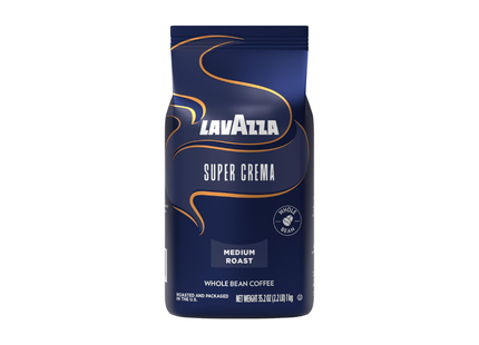 Lavazza Super Crema | Grano Entero de Tostado Medio | 1kg