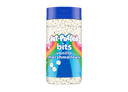 Jet-Puffed | Marshmallow Bits | Sabor Vainilla | Bote de 85 gramos