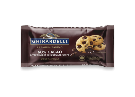 Ghirardelli | Chispas de Chocolate Amargo Cacao 60% | 283 gramos
