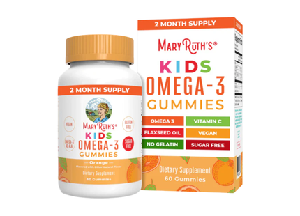 MARY RUTHS GOMITAS DE OMEGA 3 PARA NIÑOS | 60 GOMITAS