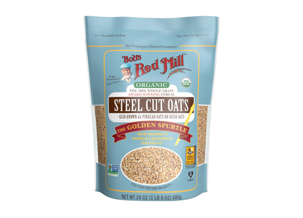 Bob's Red Mill Steel Cut Oats | Avena Orgánica Corte Afilado | 680g
