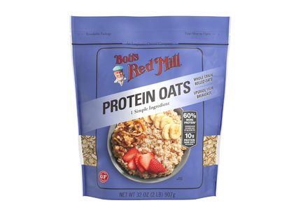 Bob's Red Mill | Avena Gourmet Sin Gluten Con 10g de Proteína Por Porción | 907 g