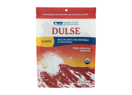 Maine Coast |Algas Marinas Orgánicas | Copos Dulse | 113 gramos