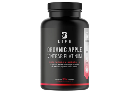 B LIFE ORGANIC APPLE VINEGAR PLATINUM | 240 cápsulas