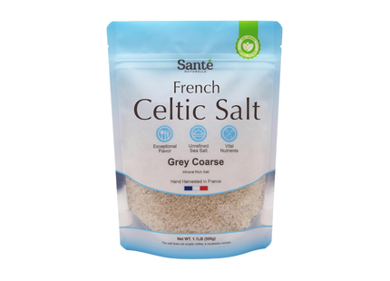 Sante Naturelle | Sal Marina Gruesa Gris Del Mar Céltico | 500g