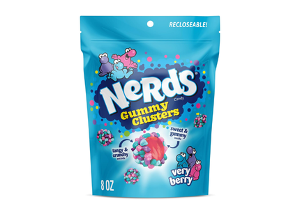 Nerds Gummy Cluster | Gomitas con incrustaciones de Nerds | 226 gramos
