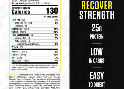 Ryse Protein Loaded Protein | 2 lbs