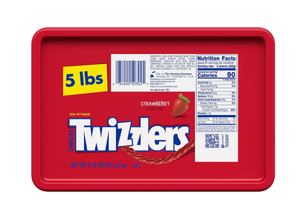 Twizzlers | caramelo de regaliz sabor fresa | 2.2kg