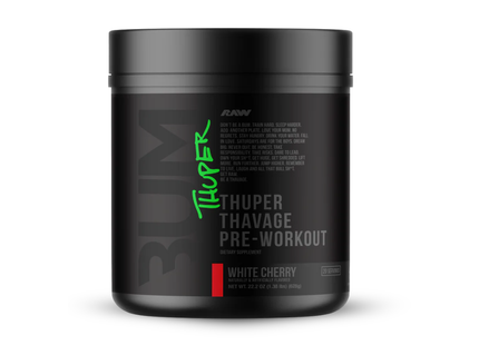 RAW CBUM THUPER THAVAGE PRE-WORKOUT | 40/20 Servicios