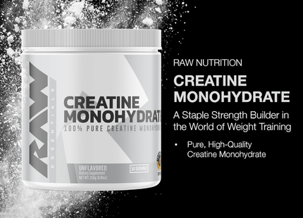 RAW Nutrition Creatina Monohidratada | 50 Servicios
