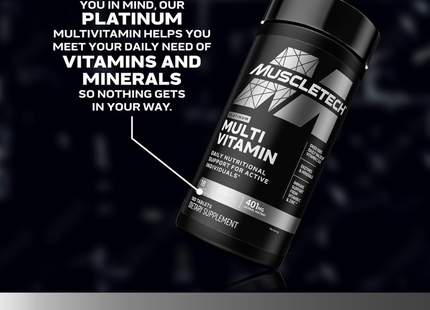 MUSCLE TECH PLATINUM MULTIVITAMIN | 90 CÁPSULAS