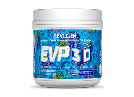 EVOGEN EVP 3D PRE WORKOUT | STIM FREE | 40 / 20 SERVS