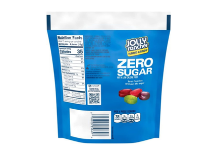 Jolly Rancher Zero Sugar | Sin Aspartame | sabor sandía, uva, frambuesa y manzana | 173 gramos