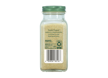 Simply Organic | Ajo en Polvo | 103 gramos