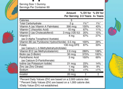 MARY RUTHS MULTIVITAMINICOS PARA NIÑOS | 60 GOMITAS