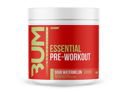 RAW CBUM ESSENTIAL PRE-WORKOUT | 30 Servicios