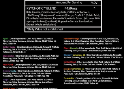 INSANE LABZ PSYCHOTIC | 35 SERVICIOS