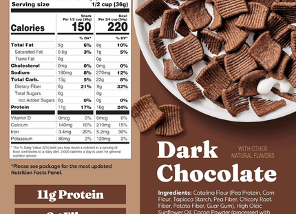 Catalina Crunch | Ceral Proteíco Sabor Chocolate Amargo | 255 gramos