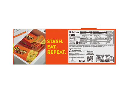 Reese's Peanut Butter Cups | Caja Pantry Size | 25 unidades Envueltas Individualmente