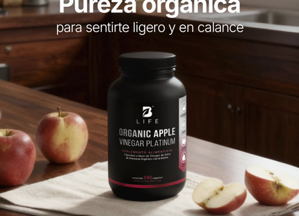 B LIFE ORGANIC APPLE VINEGAR PLATINUM | 240 cápsulas