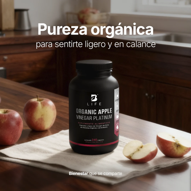 B LIFE ORGANIC APPLE VINEGAR PLATINUM | 240 cápsulas