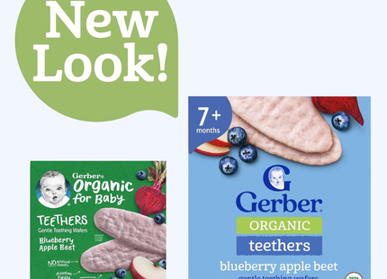 Gerber Organic Teethers | 48 gramos