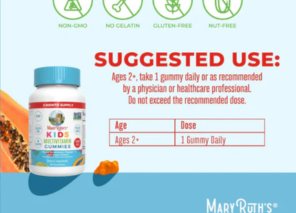 MARY RUTHS MULTIVITAMINICOS PARA NIÑOS | 60 GOMITAS