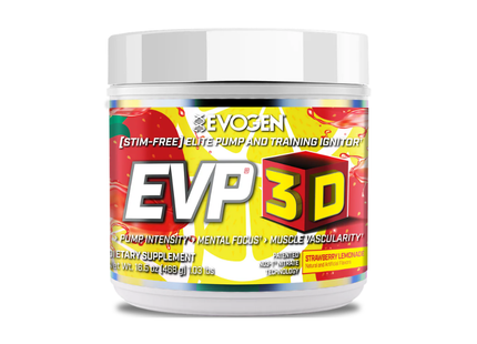 EVOGEN EVP 3D PRE WORKOUT | STIM FREE | 40 / 20 SERVS