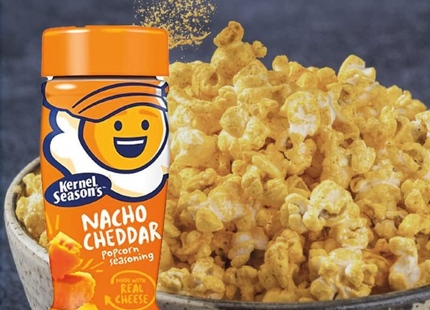 Kernel Season's | Sazonador para Palomitas de Maíz | Condimento Nacho Cheddar | 80 gramos