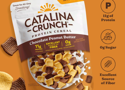 Catalina Crunch | Chocolate Peanut Butter | Cereal Proteíco sin Azúcar | 255g