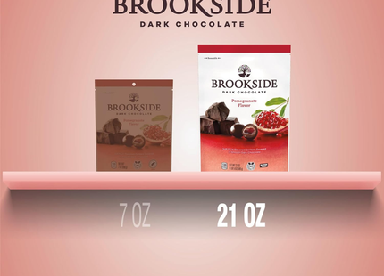 Brookside Dark Chocolate Almendras enteras | Sabor Granada | 595 gramos