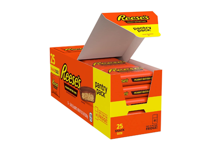 Reese's Peanut Butter Cups | Caja Pantry Size | 25 unidades Envueltas Individualmente