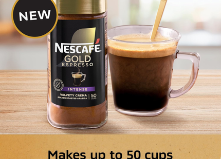NESCAFÉ Gold Espresso Intense | Café Instantáneo | 99 gramos