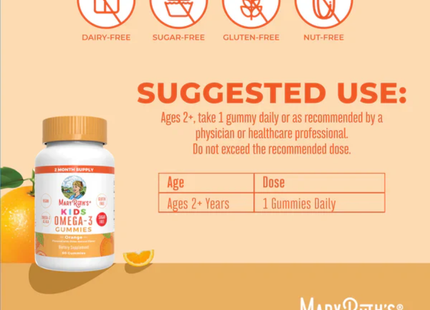 MARY RUTHS GOMITAS DE OMEGA 3 PARA NIÑOS | 60 GOMITAS