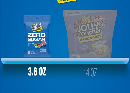 Jolly Rancher Zero Sugar | Sin Aspartame | sabor sandía, uva, frambuesa y manzana | 104 gramos
